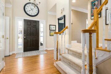 entryway easy open door wide and accessible for safety with elderly residents who are aging in place